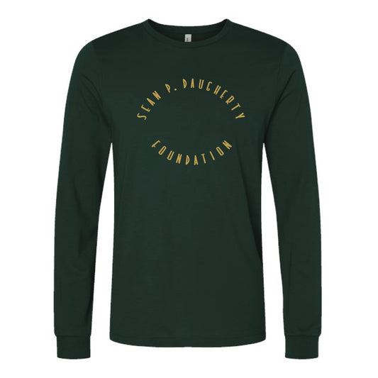 The Daugherty Oval Logo | Adult Forest Long Sleeve Tee