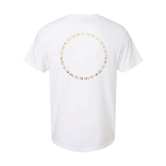 The LC: Daugherty Oval Logo | Adult White Tee