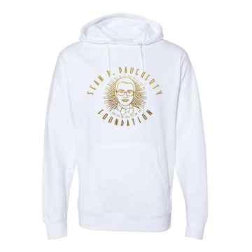 The Sean Full Logo | Adult White Hoodie