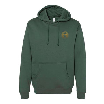 The LC: Sean Full Logo | Adult Alpine Green Heavyweight Hooded Sweatshirt