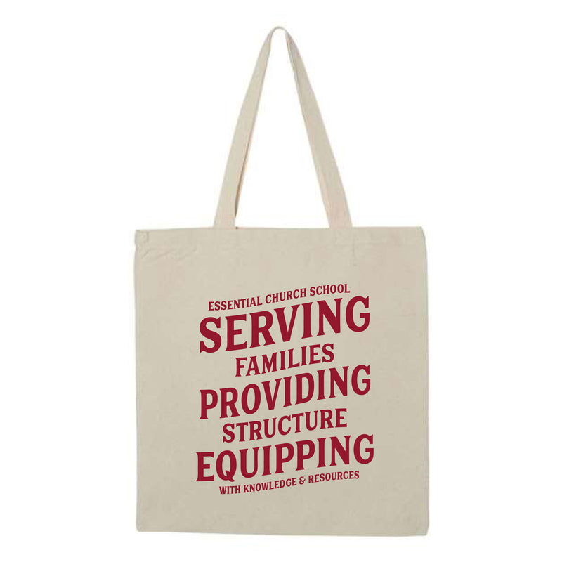 The Serving, Providing, Equipping | Natural Tote