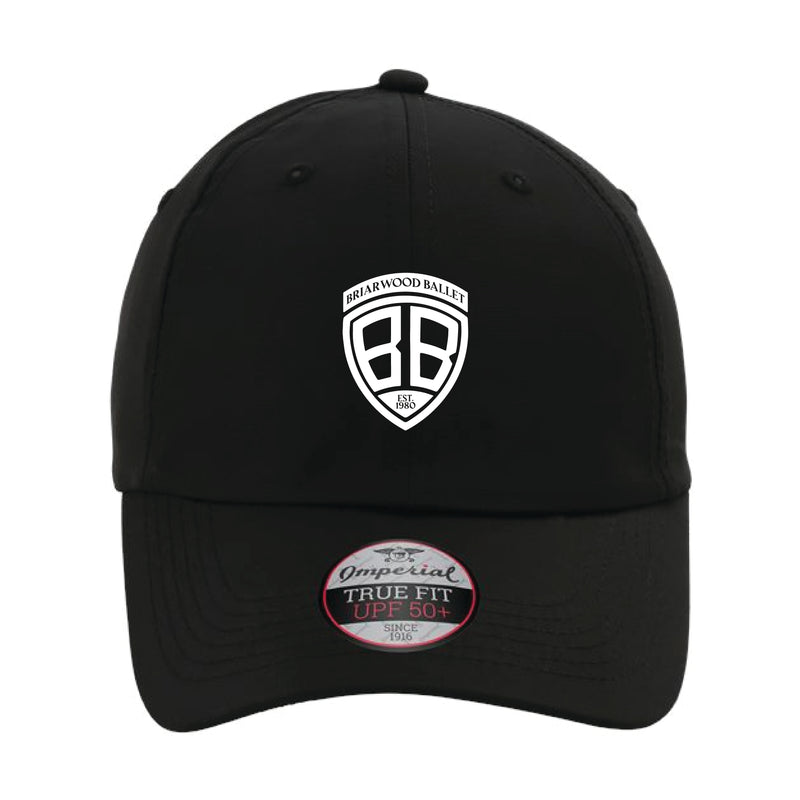 The Briarwood Ballet Shield | Embroidered Black Performance Hat