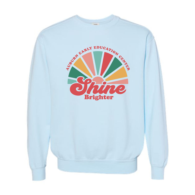 The Shine Brighter | Chambray Crewneck Sweatshirt