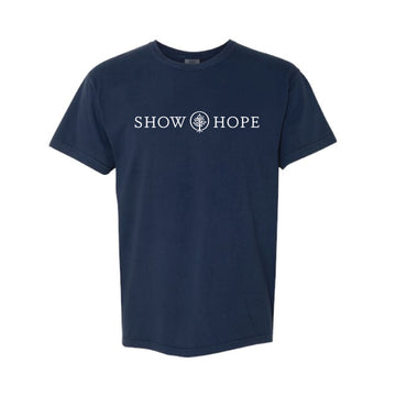 The Show Hope Full Logo | Adult True Navy Tee