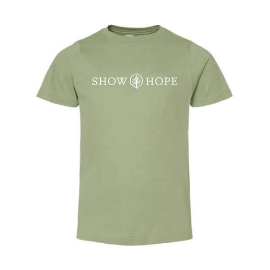 The Show Hope Full Logo | Youth Sage Tee