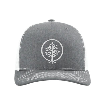 The Show Hope Icon | Heather Grey/ White Snapback Trucker Cap