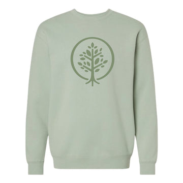 The Show Hope Icon | Adult Dusty Sage Crewneck Sweatshirt
