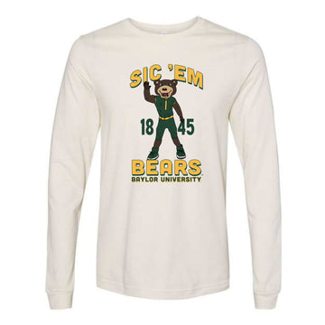 The Sic 'Em Bears 1845 Bruiser | Natural Long Sleeve