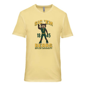The Sic 'Em Bears 1845 Bruiser | Washed Banana Cream Tee