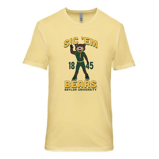 The Sic 'Em Bears 1845 Bruiser | Washed Banana Cream Tee