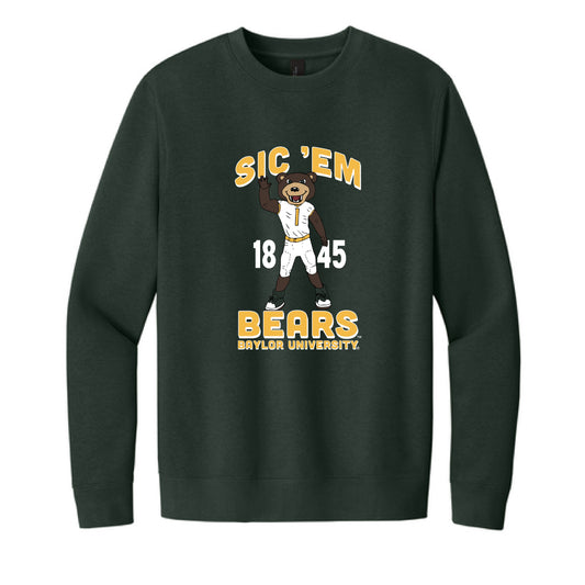 The Sic 'Em Bears 1845 Bruiser | Forest Green Sweatshirt