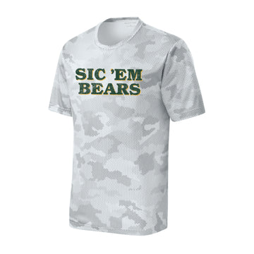 The Sic 'Em Bears Block | Youth White Tee