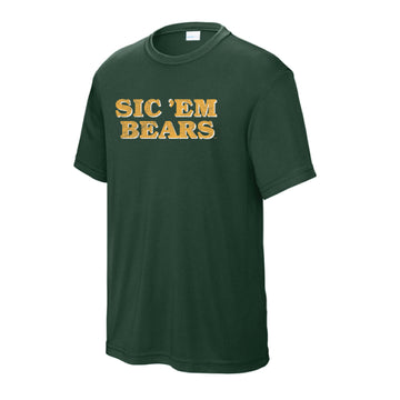 The Sic 'Em Bears Block | Youth Forest Tee