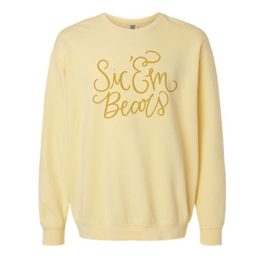 The Sic 'Em Bears Script | Butter Sweatshirt