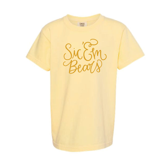 The Sic 'Em Bears Script | Youth Butter Tee