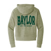 The Sic 'Em Bears Wavy | Military Green Frost 1/2 zip Pullover