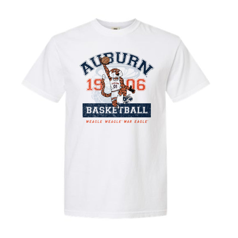 The Slam Dunk Aubie 1906 | Adult White Tee