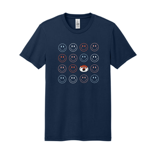 The Smiles For Aubie | Navy Tee