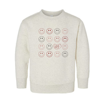 The Smiles for Big Al | Toddler Natural Heather Sweatshirt