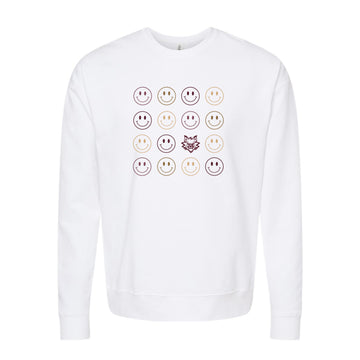 The Smiles For Boko | White Sweatshirt
