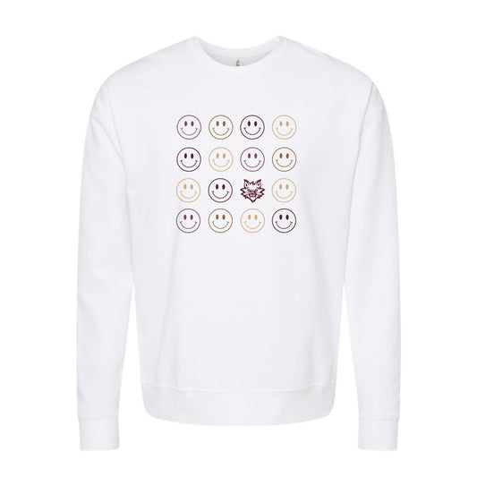 The Smiles For Boko | White Sweatshirt