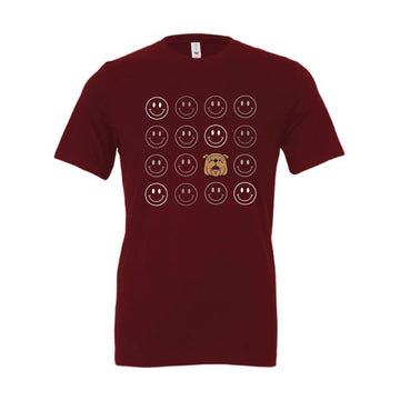 The Smiles for Bully | Maroon Tee