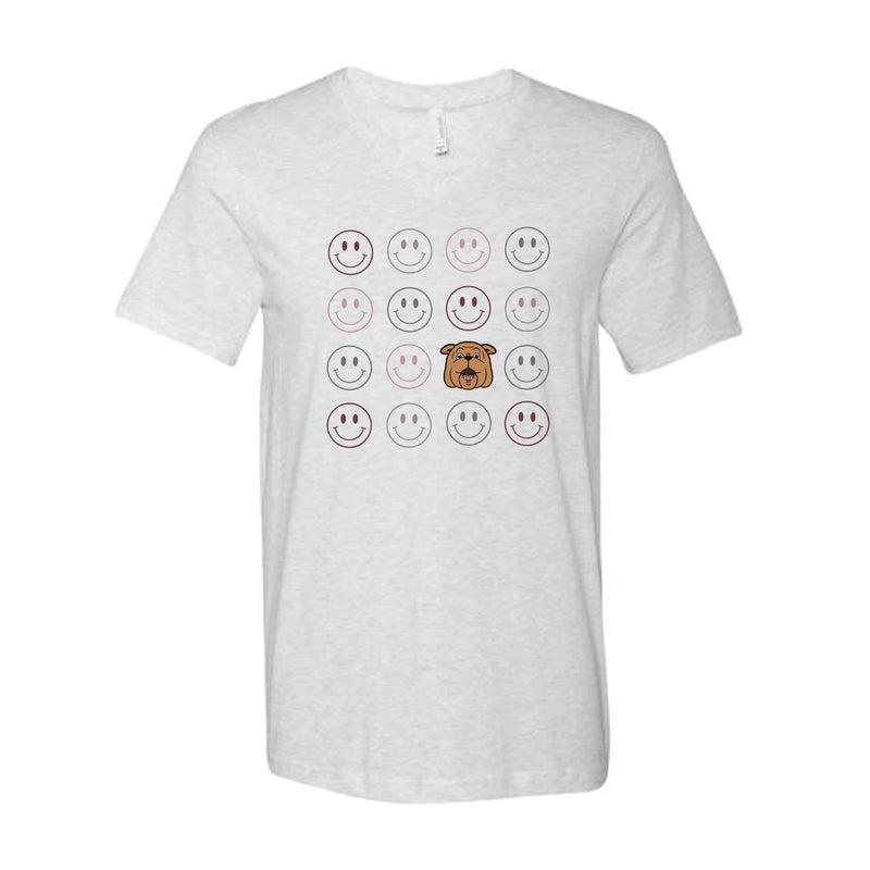 The Smiles for Bully | Ash V-Neck Tee