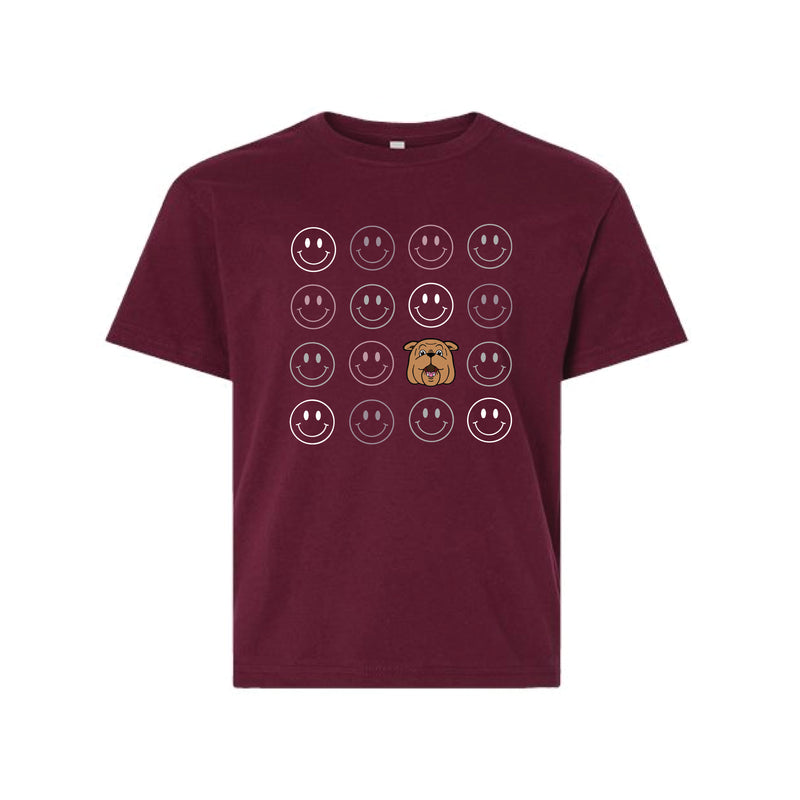 The Smiles for Bully | Youth Maroon Tee
