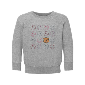 The Smiles for Bully | Toddler Heather Crewneck