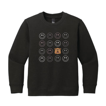 The Smiles for Bully | Youth Black Crewneck