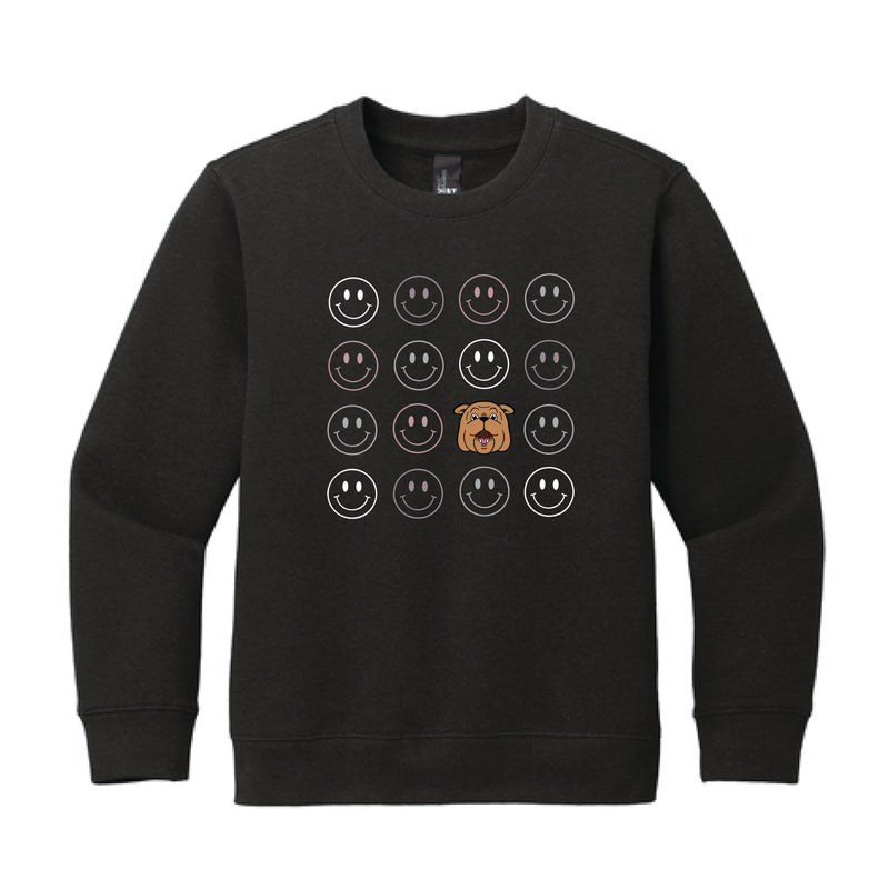 The Smiles for Bully | Youth Black Crewneck