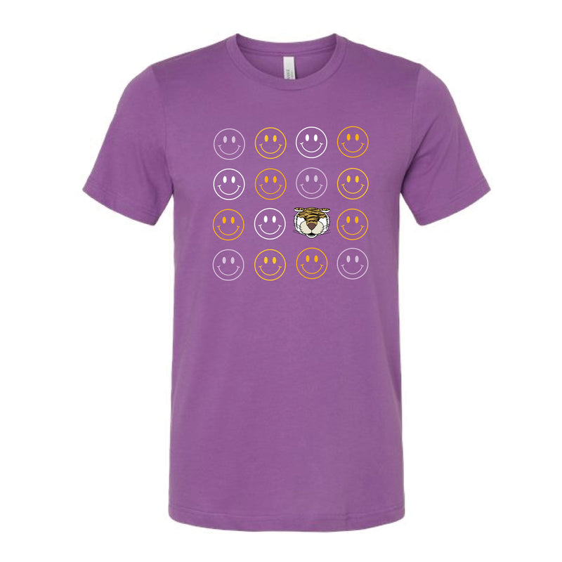 The Smiles for Mike the Tiger | Royal Purple Tee