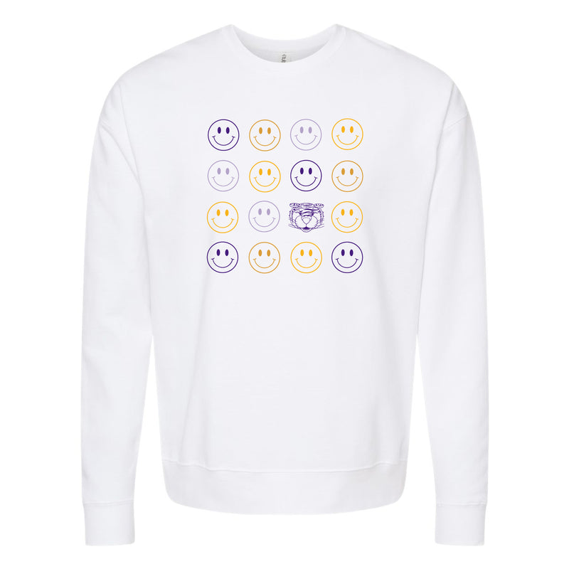 The Smiles for Mike the Tiger | White Sweatshirt