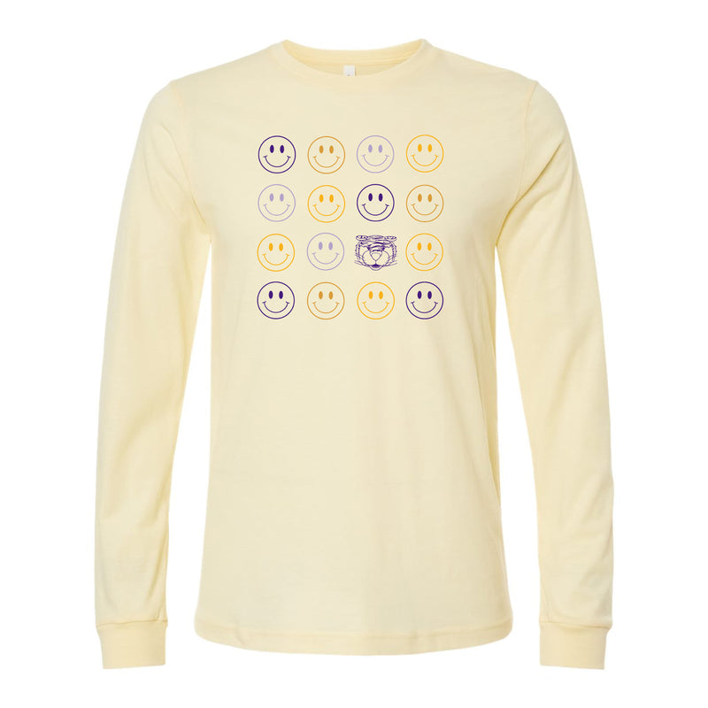 The Smiles For Mike The Tiger | Heather French Vanilla Long Sleeve