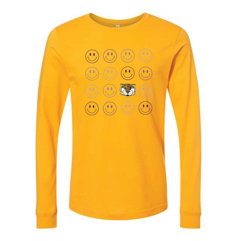 The Smiles for Mike the Tiger | Gold Long Sleeve