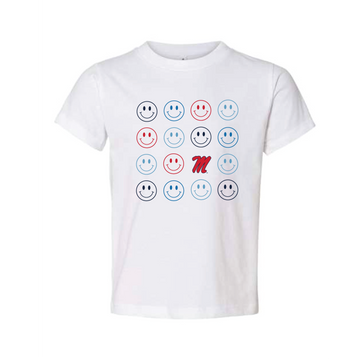 The Smiles for Ole Miss | Toddler White Tee