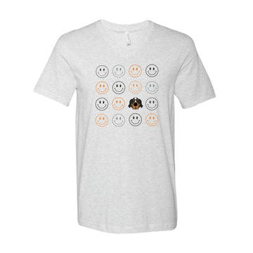 The Smiles for Smokey | Ash V-Neck Tee