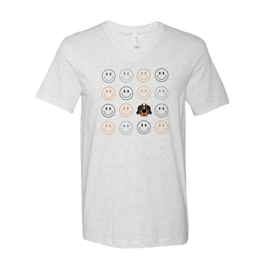 The Smiles for Smokey | Ash V-Neck Tee