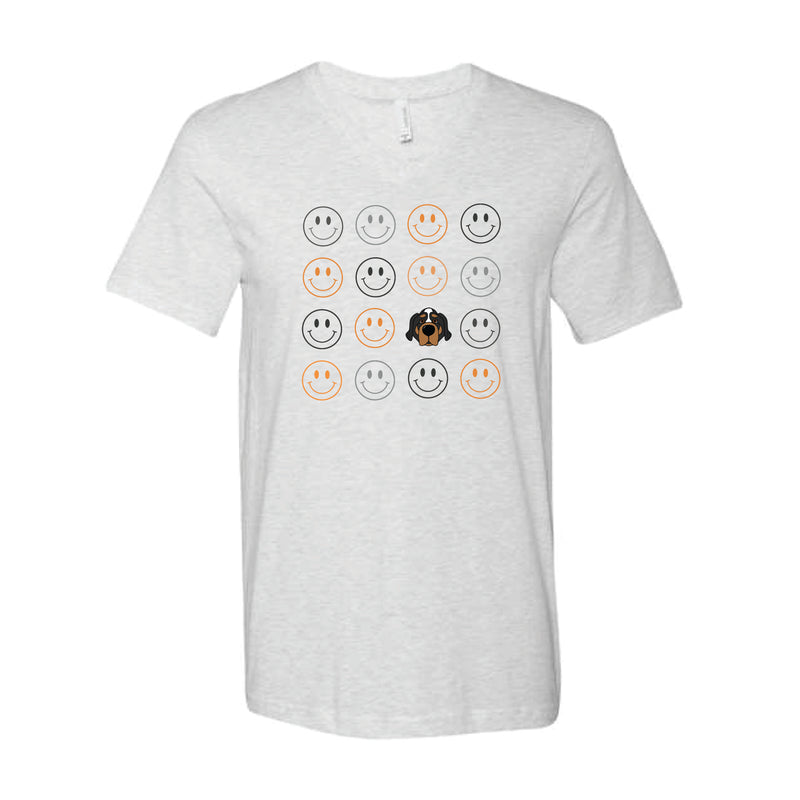 The Smiles for Smokey | Ash V-Neck Tee