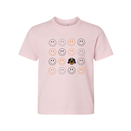 The Smiles for Smokey | Youth Soft Pink Tee