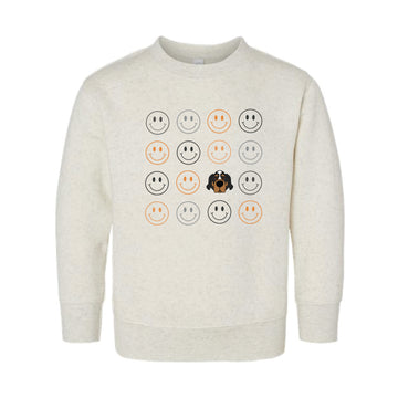 The Smiles for Smokey | Toddler Natural Heather Crew Sweatshirt
