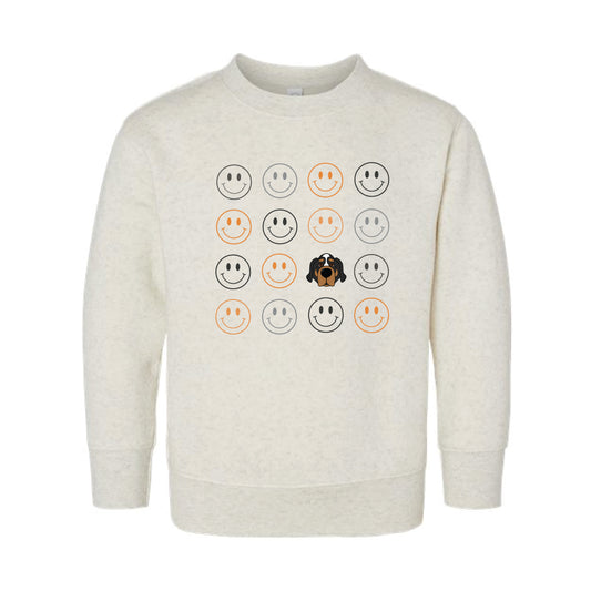 The Smiles for Smokey | Toddler Natural Heather Crew Sweatshirt