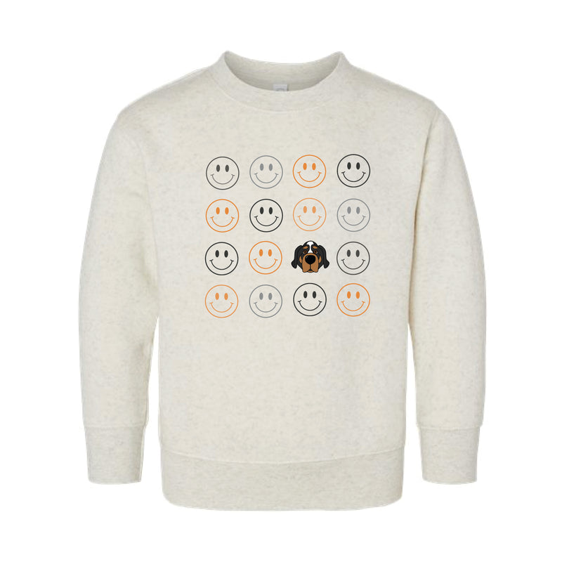 The Smiles for Smokey | Toddler Natural Heather Crew Sweatshirt