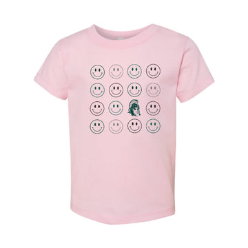 The Smiles For Sparty | Toddler Pink Tee