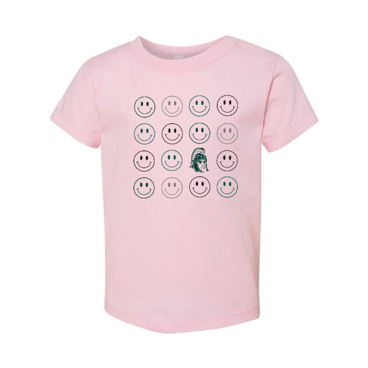 The Smiles For Sparty | Toddler Pink Tee
