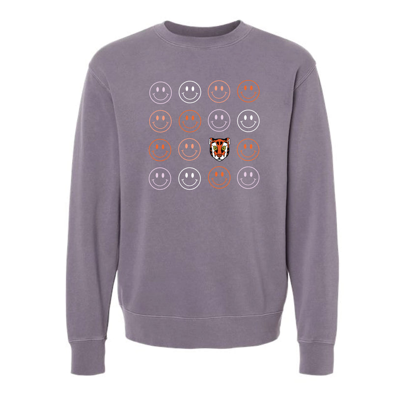 The Smiles for the Tigers | Pigment Plum Sweatshirt