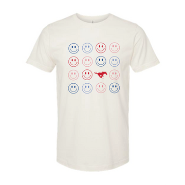 The Smiles for the Mustangs | Vintage Natural Tee