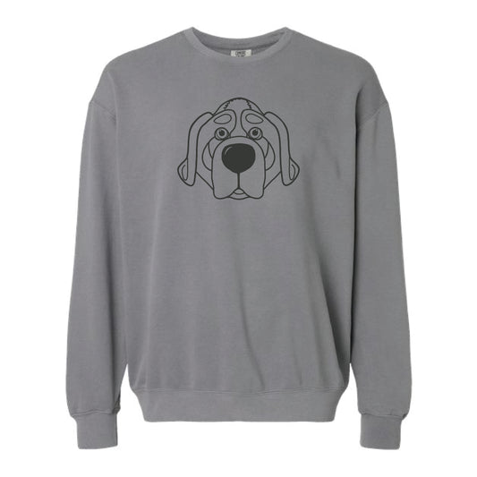 The Smokey Head Outline | Grey Sweatshirt