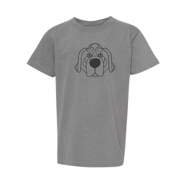 The Smokey Head Outline | Youth Grey Tee