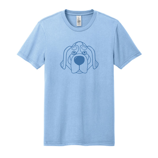 The Smokey Head Outline | Heritage Blue Tee